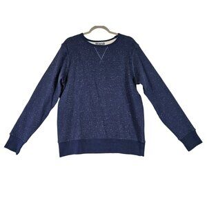Slate & Stone Bennett Crew Sweater Navy Speckled Men's Size Large New with Tags